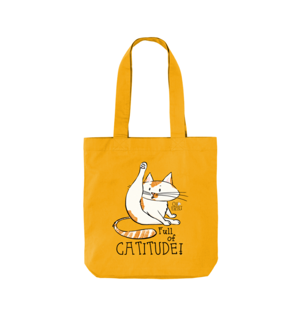 Oh Erik - Full of Catitude - Organic Twill Tote Bag