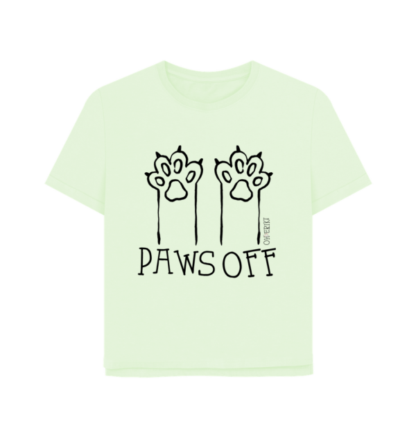 Oh Erik - Paws Off - Womens Organic Cotton T-shirt - Image 6