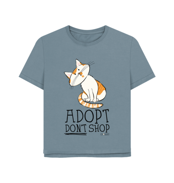 Oh Erik - Adopt Don't Shop - Womens Organic Cotton T-shirt - Image 7