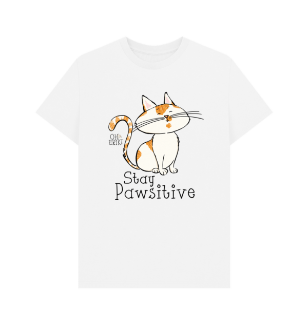 Oh Erik - Stay Pawsitive - Mens Organic Cotton T-shirt - Image 3