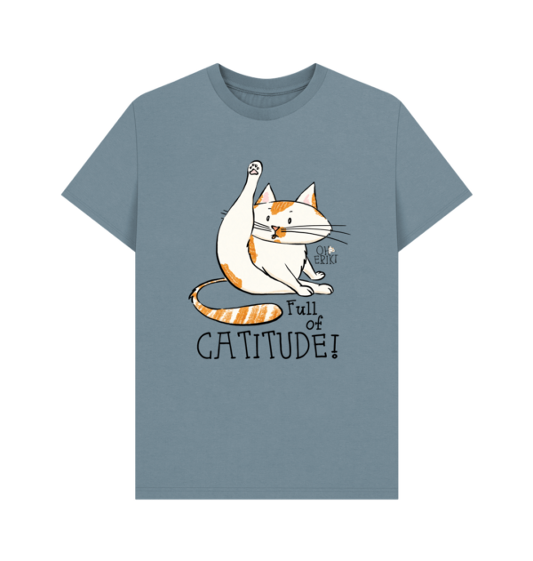 Oh Erik - Full of Catitude - Mens Organic Cotton T-shirt