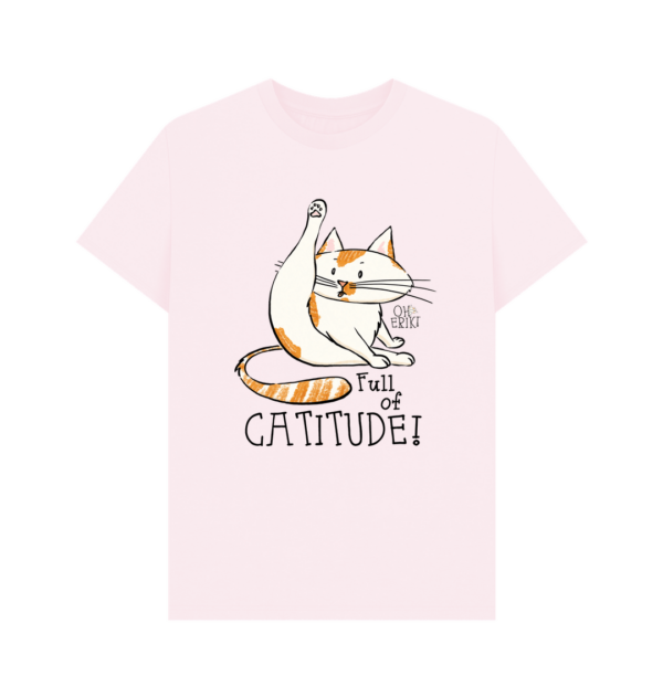 Oh Erik - Full of Catitude - Mens Organic Cotton T-shirt - Image 6