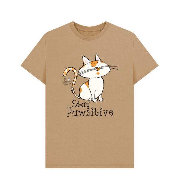 Oh Erik - Stay Pawsitive - Mens Organic Cotton T-shirt