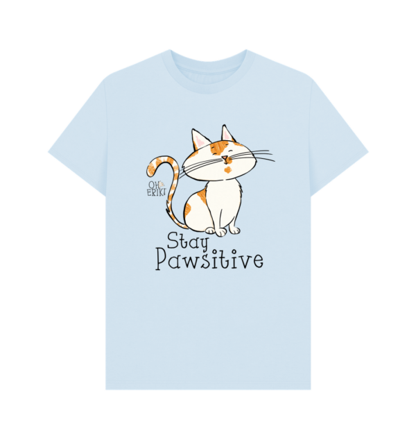 Oh Erik - Stay Pawsitive - Mens Organic Cotton T-shirt - Image 4