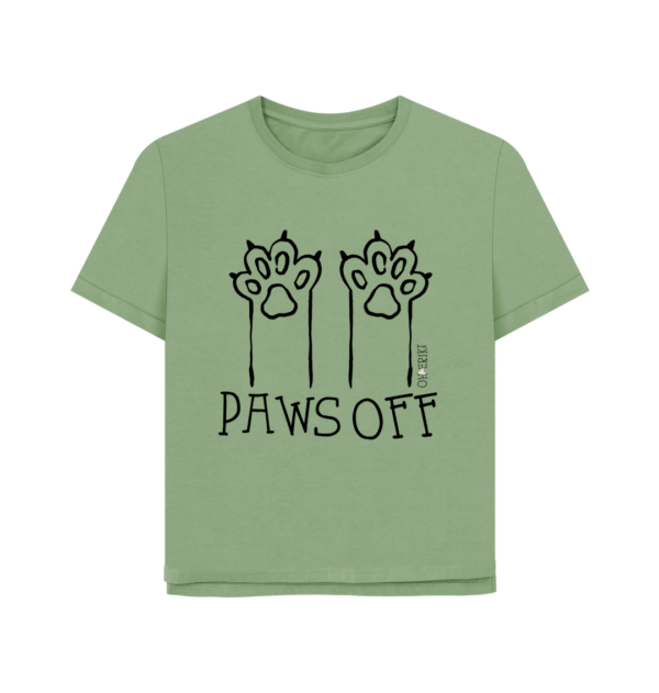 Oh Erik - Paws Off - Womens Organic Cotton T-shirt - Image 3