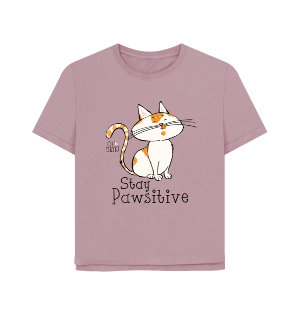 Oh Erik - Stay Pawsitive - Womens Organic Cotton T-shirt - Image 6