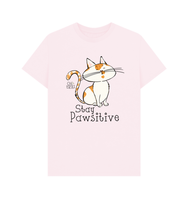 Oh Erik - Stay Pawsitive - Mens Organic Cotton T-shirt - Image 5