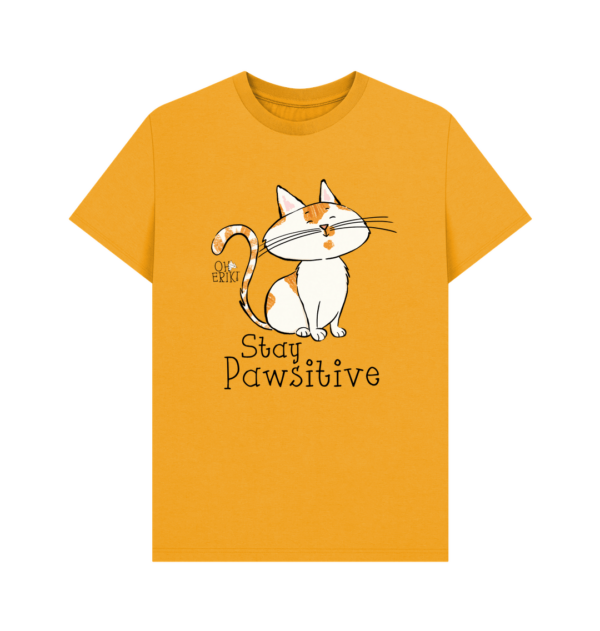 Oh Erik - Stay Pawsitive - Mens Organic Cotton T-shirt - Image 7