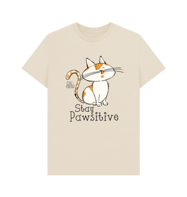 Oh Erik - Stay Pawsitive - Mens Organic Cotton T-shirt - Image 6